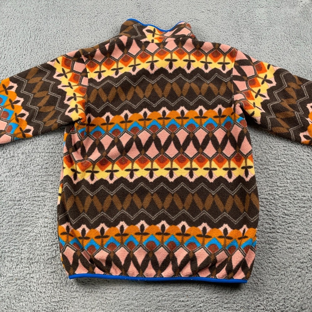 Patagonia Sweater Womens M Synchilla Snap-T Big Anthos Fleece Pullover Aztec - Picture 3 of 10
